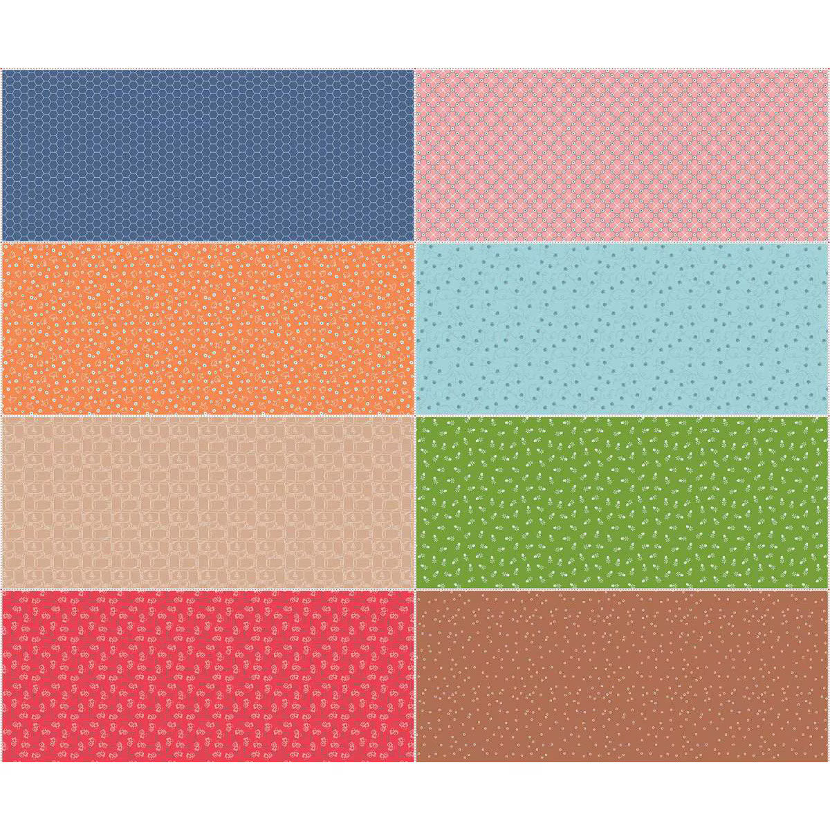 Riley Blake Farm Girl Vintage Fat Eighth Panel ONE Cotton Quilting Fabric