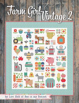 Farm Girl Vintage 2 Quilt Pattern Book Quilt & Sampler Blocks Patterns