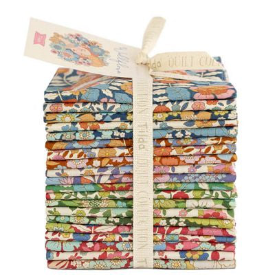 Tilda Wallflower Collection Fat Eighth Bundle Quilting Fabric