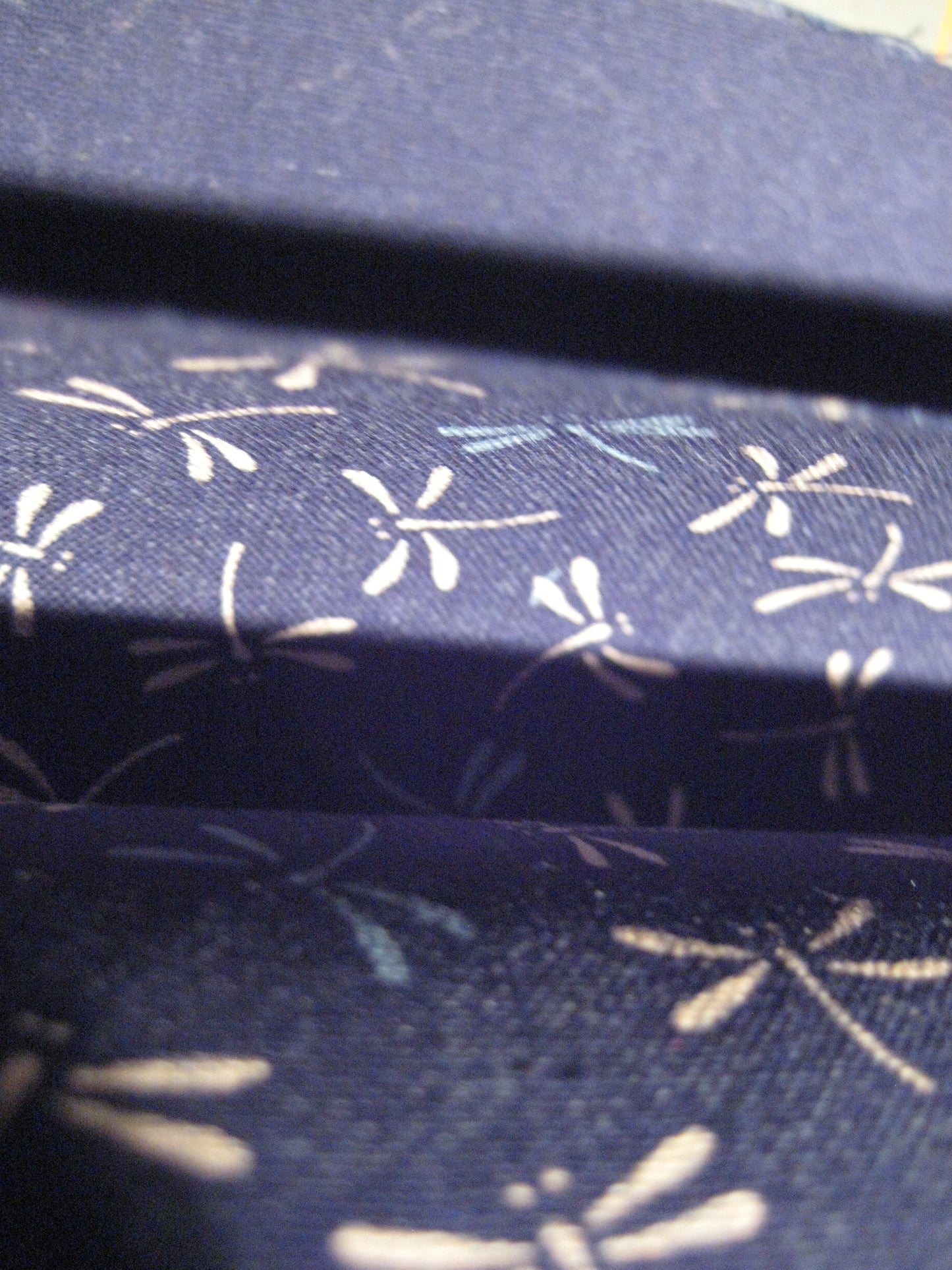 Sevenberry Kasuri Dragonfly Indigo Cotton Fabric Robert Kaufman Quilting Cut to Order