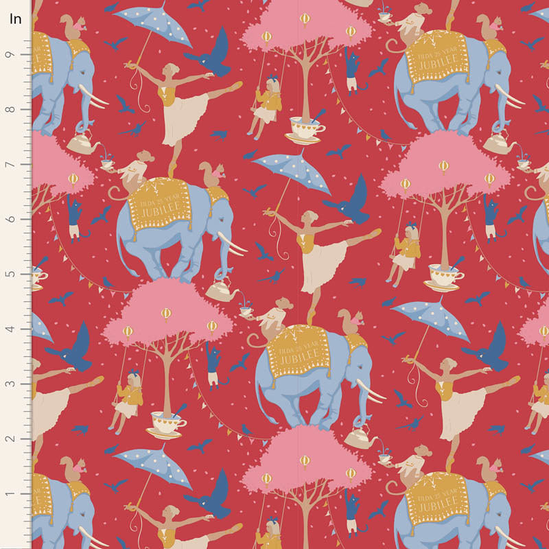 Tilda Fabrics Jubilee Fat Quarter Bundle Red