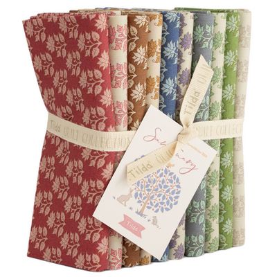 Tilda Sanctuary Blender Collection Fat Quarter Bundle Quilting Fabric