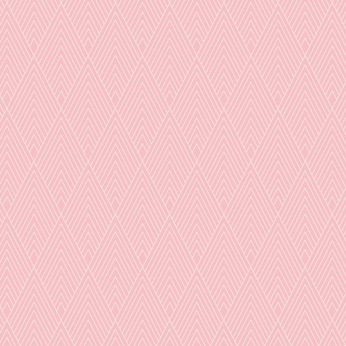 Art Gallery Fabric Poolside Blush Pink Triangles Cotton Quilting Fabric