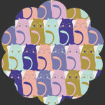 Art Gallery OH Meow! Fat Quarter Collection 12 Fat Quarters Cats Kittens