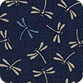 Sevenberry Kasuri Dragonfly Indigo Cotton Fabric Robert Kaufman Quilting Cut to Order