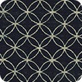 Sevenberry Nara Homespun Indigo Circles Fabric Robert Kaufman Cotton Quilting Crafts Cut to Order